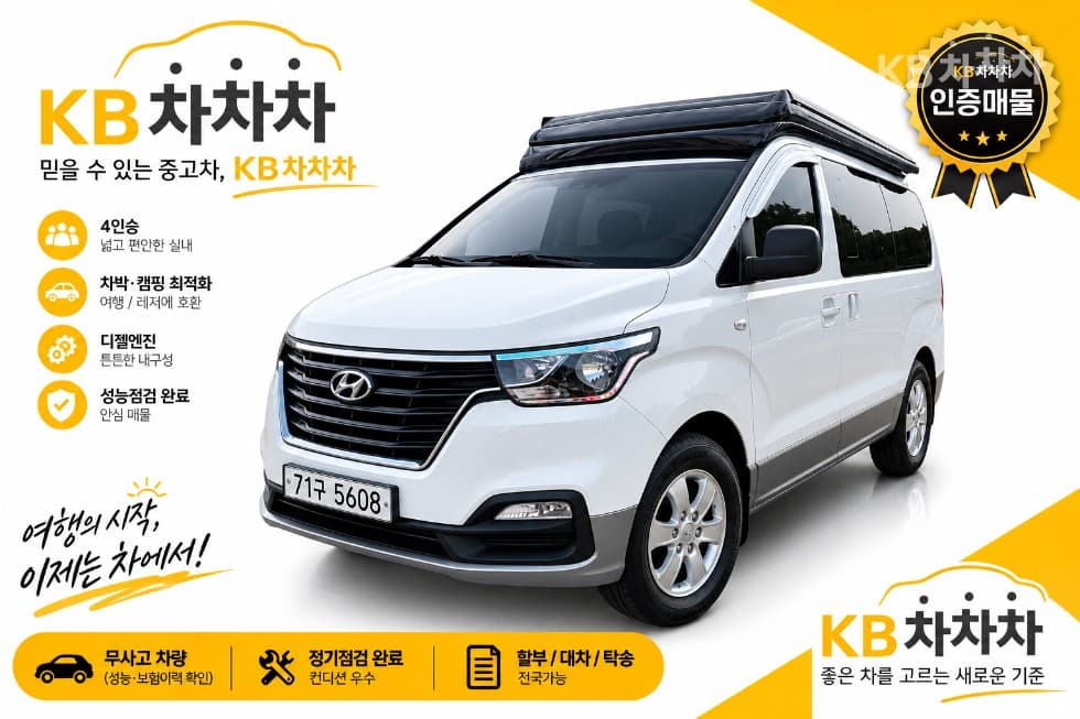Хюндай The New (фейслифт) 그랜드 Star렉스Кампер / Кампьорски автомобил 4x4 - 32